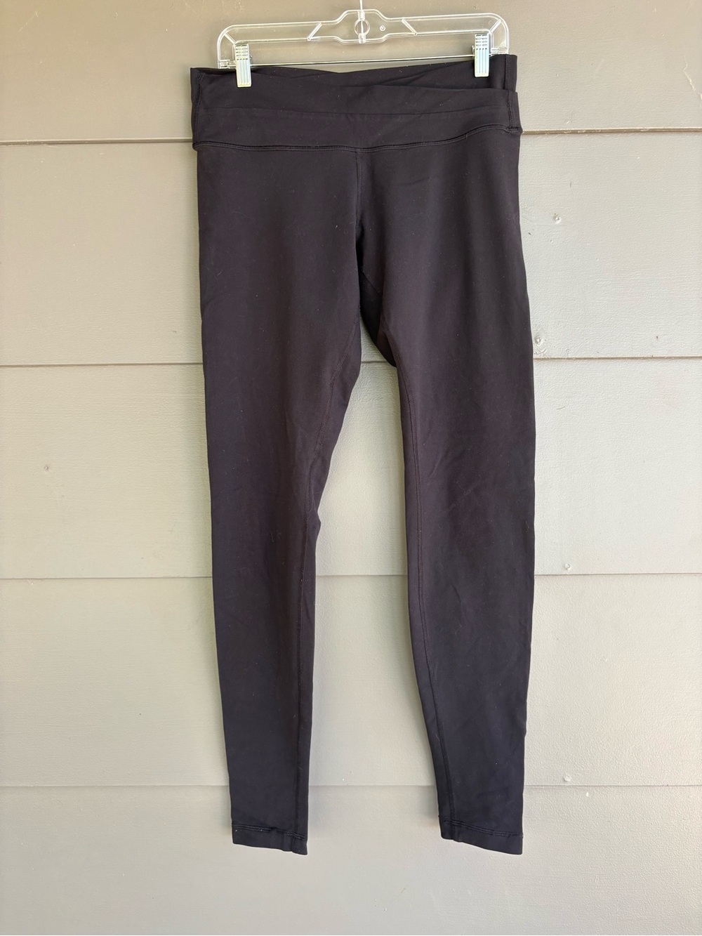 Lululemon Wrap Waistband Mid-Rise Black Leggings